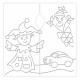 Bohóc - papírsárkány /M20