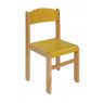 [Bükkfa szék - ülésmagasság 35 cm - sárga]