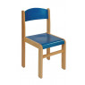[Bükkfa szék - ülésmagasság 38 cm - kék]