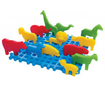 Waffel kocka - állatkás készlet