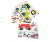 Mágneses puzzle - Közlekedés