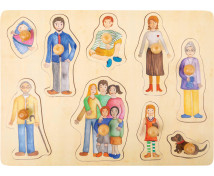 Kirakós puzzle - Család (9 darabos)