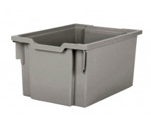 Műanyag tároló, nagy - sötét szürke - mélysége 42,7 cm