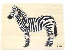 Beillesztős puzzle - Zebra