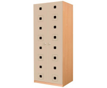 Ajtó 6 - MDF - Négyzetek - pasztell barna