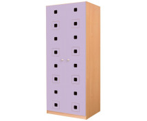 Ajtó 6 - MDF - Négyzetek - pasztell lila