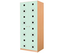 Ajtó 6 - MDF - Négyzetek - pasztell zöld