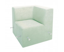 Színes ülőke -Belső sarokrész 31 cm - pasztell zöld