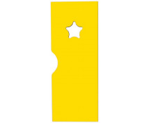 Ajtó nyílással - Csillag - Ementál öltözőszekrényhez - sárga