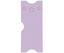Ajtó mart mintával - Csillagok - Ementál öltözőszekrényhez - pasztell lila