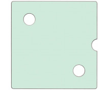 Ajtó NUMERIC sz. 2 - pasztell zöld