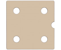 Ajtó NUMERIC sz. 4 - pasztell barna