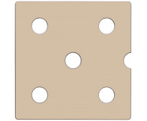 Ajtó NUMERIC sz. 5 - pasztell barna