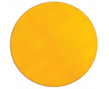 Egyszínű szőnyeg, átmérő 2,5 m - sárga