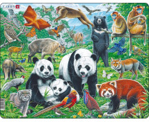 Puzzle - Ázsia állatai