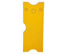 Csillag ajtó - Ementál szekrényhez - sárga