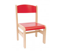 Faszék Extra - ülésmagasság 26 cm - piros