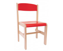 Faszék Extra - ülésmagasság 38 cm - piros
