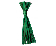 Természetes raffia sötétzöld