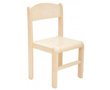 Fa szék JUHAR - ülésmagasság 38 cm - natúr
