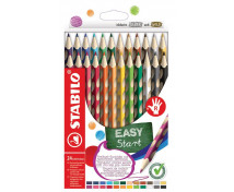 STABILO® EASYcolors - ergonomikus színes ceruzák jobbkezeseknek - 24 színből álló készlet