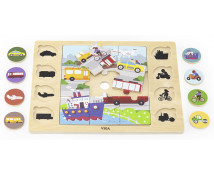 Keresd és párosítsd puzzle - Közlekedés