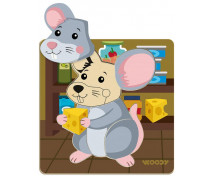 Baby puzzle - Egérke