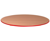 Asztallap, Bükk - kör 90 - piros