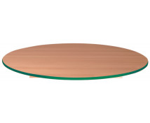 Asztallap, Bükk - kör 90 - zöld
