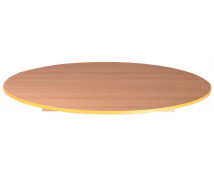Asztallap, Bükk - kör 90 - sárga