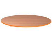 Asztallap, Bükk - kör 90 - narancssárga