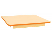 Asztallap, Juhar - négyzet - narancssárga