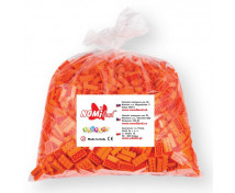 Qbriks kockák - 1x1 narancssárga - 250 db
