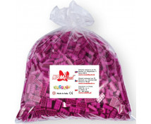 Qbriks kockák - 1x1 lila - 250 db