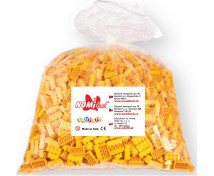 Qbriks kockák - 2x2 sárga - 250 db