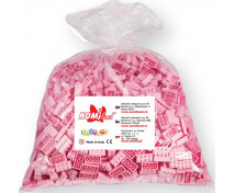 Qbriks kockák - 2x2 rózsaszín - 250 db
