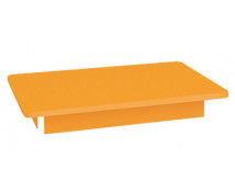 Színes asztallap - négyzet - narancssárga