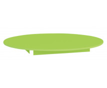 Színes asztallap - kör 125 - zöld