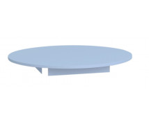 Színes asztallap - kör 90 - kék