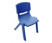 Műanyag szék - magasság 30 cm, kék