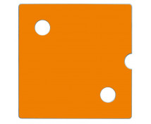 Ajtó NUMERIC sz. 2 - narancssárga