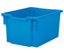 Műanyag tároló, nagy - égszínkék - mélysége 42,7 cm