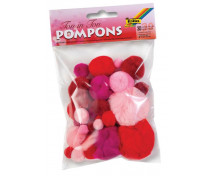 Pompon - piros árnyalatok