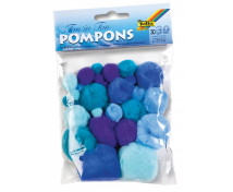 Pompon - kék árnyalatok