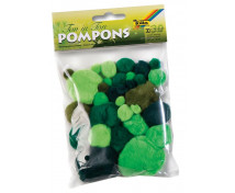 Pompon - zöld árnyalatok