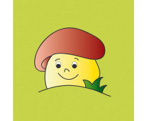 Párna varázsmintával - gomba