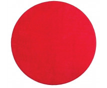 Egyszínű szőnyeg, átmérő 1 m -  piros