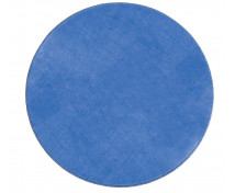 Egyszínű szőnyeg, átmérő 1 m - kék