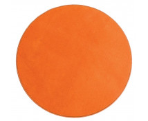 Egyszínű szőnyeg, átmérő 1 m - narancssárga