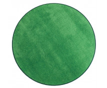 Egyszínű szőnyeg, átmérő 1,5 m - zöld